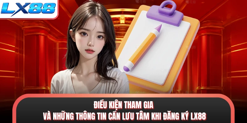 Điều kiện tham gia và những thông tin cần lưu tâm khi đăng ký LX88
