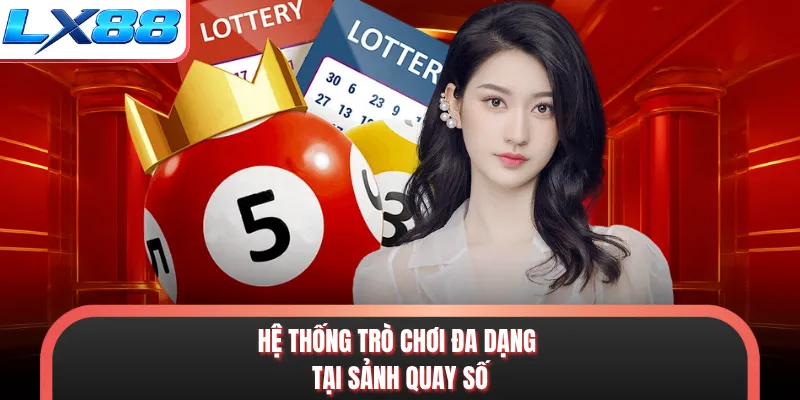 Hệ thống trò chơi đa dạng tại sảnh quay số